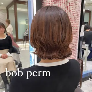 ショート パーマ ボブパーマ 🌷ヨシカワハナコのヘアスタイル