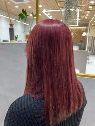 ミディアム カラー 🦋店長🦋 ほんさわ みずきのヘアスタイル