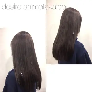 ロング カラー 薄田 珠美のヘアスタイル