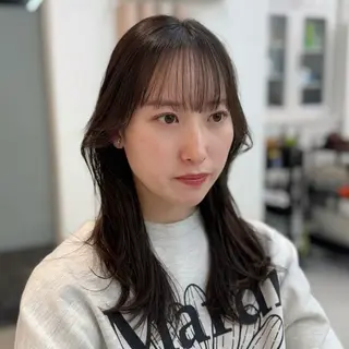 セミロング 田島拓海 ボブカットのヘアスタイル