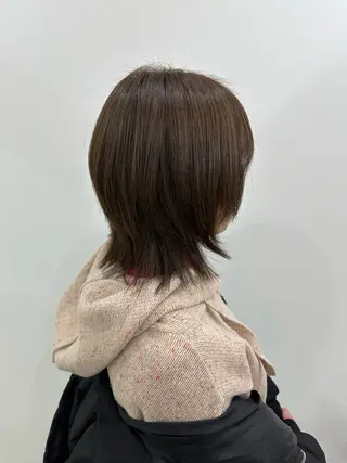 ミディアム カラー レイヤー/ナチュラル 💐nao.のヘアスタイル