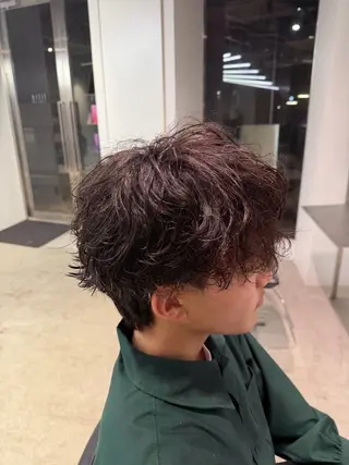 パーマ メンズ fifth天神 パーマ特化/石橋航海のヘアスタイル