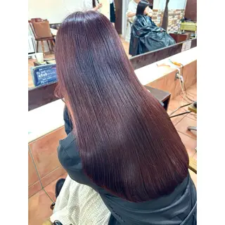 ロング カラー ヘアアレンジ 🦋エクステ/透明感 カラー🦋宮川莉央のヘアスタイル