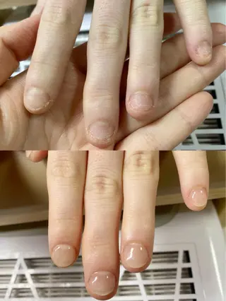 ロング カラー ネイル Q Free nailsのネイルデザイン