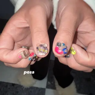ネイル posa nail モエミのネイルデザイン