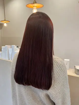 ロング カラー 真弓 理沙/艶カラーのヘアスタイル
