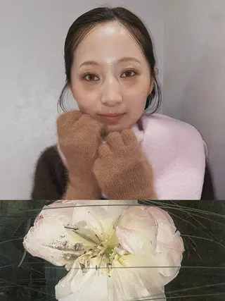 ミディアム カラー 砂原 ひよりのヘアスタイル