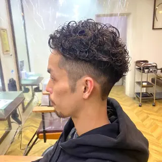 ショート パーマ メンズ メンズの悩み解決専門 柏パーマ職人/曽我尾のヘアスタイル