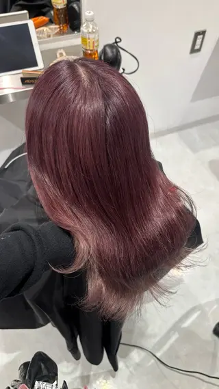 ミディアム カラー 🎀透明感× 赤み消し🎀正源のヘアスタイル