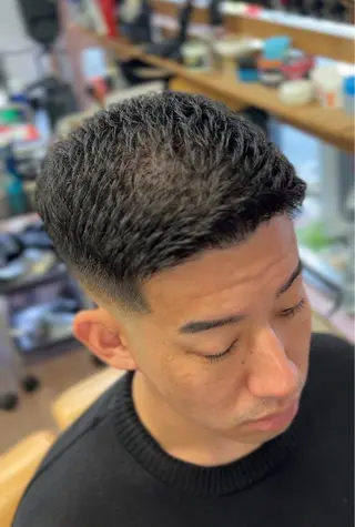 ショート パーマ メンズ 💈メンズカット 💈とーごのヘアスタイル