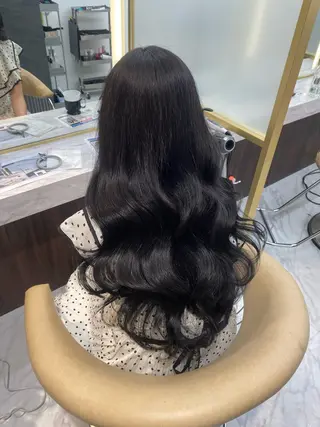 ロング カラー 古川 美羽のヘアスタイル