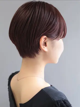 ショート レディースパーマ モデル募集RIKOのヘアスタイル