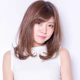 カラー 似合わせ/透明感カラ ー/QUATRO谷口のヘアスタイル