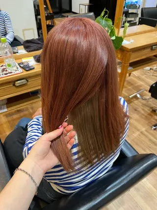 ミディアム おじま もえのヘアスタイル