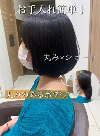 ショート ショート、ボブ/ 川鍋薫のヘアスタイル
