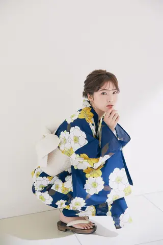 ヘアアレンジ レイヤーカット/ ハイライト　千咲季のヘアスタイル