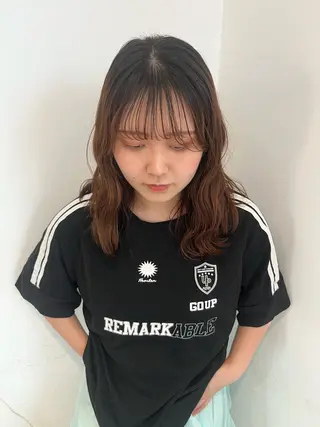 セミロング 千田 琴音のヘアスタイル