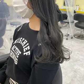 セミロング カラー ヘアアレンジ mai🍑暖色カラー /レイヤー💖のヘアスタイル