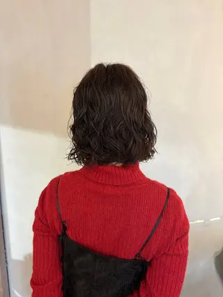 ショート パーマ/ボブ,ロング ヤマシタミウ🌀のヘアスタイル