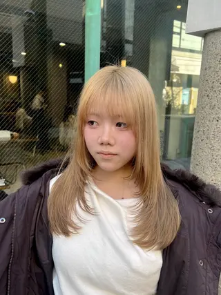 ロング カラー ヘアアレンジ レイヤー/艶髪矯正 🪐takushiのヘアスタイル