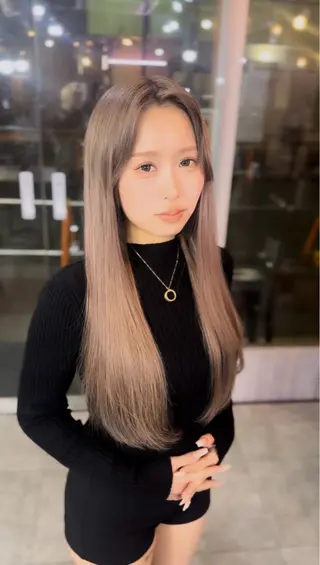 ロング uda 抜きっぱなし /最高級エクステのヘアスタイル