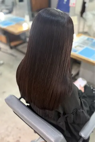 ロング カラー 菊地 紗矢のヘアスタイル