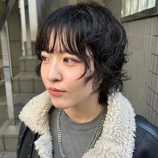 ショート パーマ 横浜カラー/ブリーチ SAKI💫のヘアスタイル