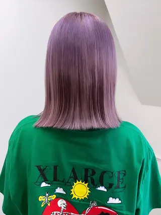 ミディアム カラー ハイトーン/ボブ 🎀sonokaのヘアスタイル