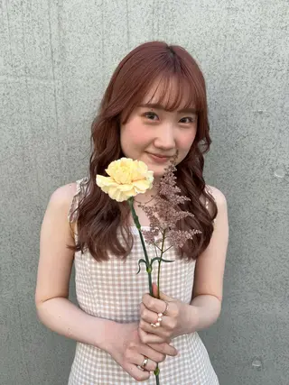 ロング ヘアアレンジ -みつま はるな-のヘアスタイル