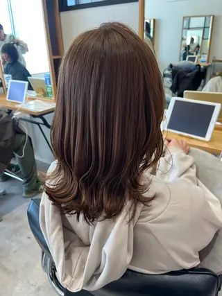 ミディアム うる艶カラー asukaのヘアスタイル