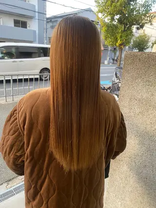 ロング レイヤーカット/ ダブルカラーサクライのヘアスタイル