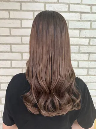 ロング ヘアアレンジ ツヤ髪カラー💎 佐藤あきのヘアスタイル