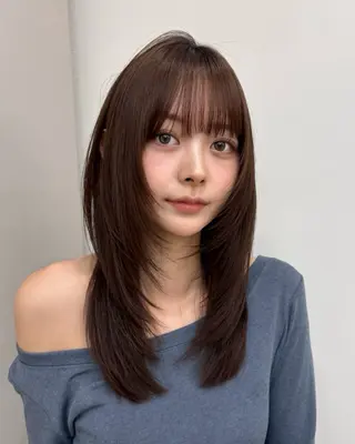 セミロング カラー manami/ ハッシュレイヤーのヘアスタイル