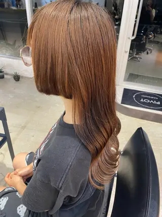 ロング 野原 ひかるのヘアスタイル