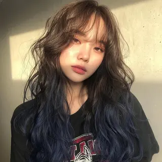 カラー メンズカットモデル 今川茉綾のヘアスタイル