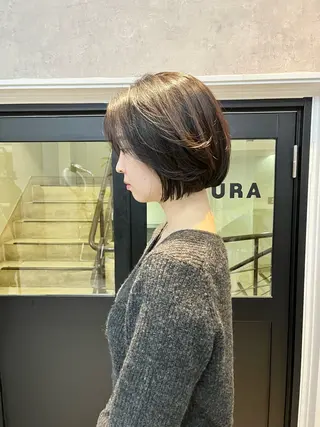 ショート ボブ×縮毛矯正 ryotaのヘアスタイル
