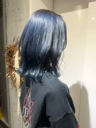 ミディアム カラー 駅チカ【ali'i】 アリイ花崎友美☘のヘアスタイル