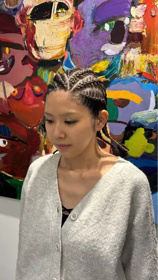 セミロング ヘアアレンジ Konatsuメンズ /特殊ヘア/パーマのヘアスタイル