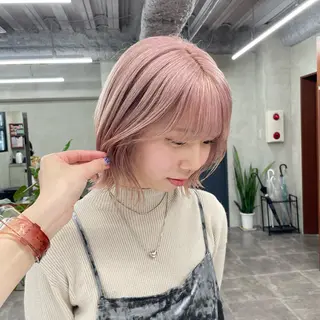 ショート カラー 似合わせカット/ ハイトーン/aoiのヘアスタイル