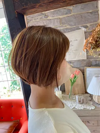 カラー 佐藤 萌世のヘアスタイル