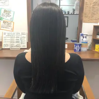ロング カラー つばた みゆ🦋のヘアスタイル