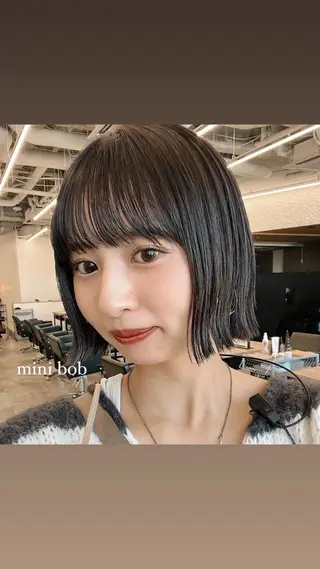 ショート カラー ヘアアレンジ 🌱ボブ/レイヤー/ ベージュ/あやみ✨のヘアスタイル