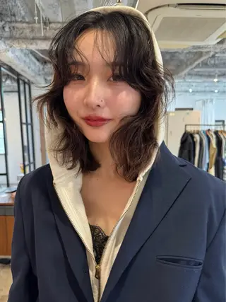 ミディアム パーマ パーマ/パーマ落とし 【Kouta】のヘアスタイル