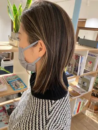 カラー Batta所属・坂上 岳のヘアスタイル