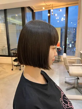 ショート オオバヤシ マホのヘアスタイル