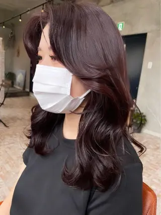 セミロング カラー risako🇰🇷 韓国ヘア/レイヤーのヘアスタイル