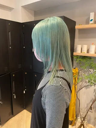 セミロング カラー hazuki 🌝のヘアスタイル