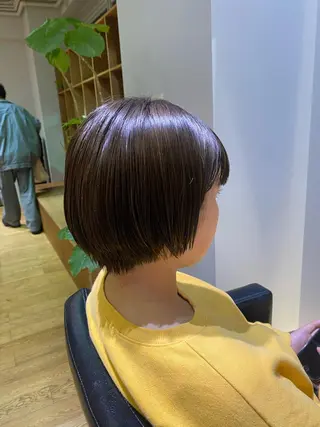 ショート 大人可愛い♡コテ巻き パーマ🌼杉田 萌恵のヘアスタイル