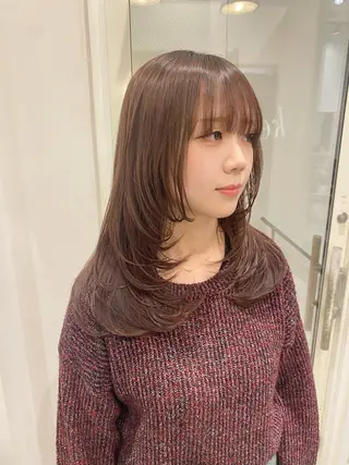 セミロング Keshiki大名 安部 真輝のヘアスタイル