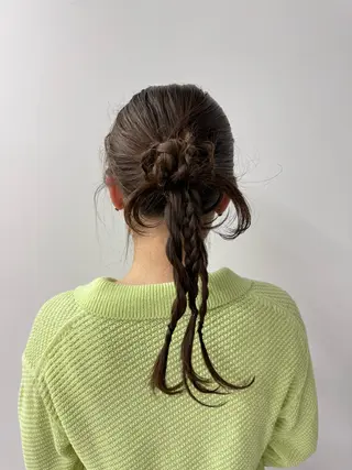 ロング ヘアアレンジ ご予約は2月まで！ maho‪🐈🎀のヘアスタイル